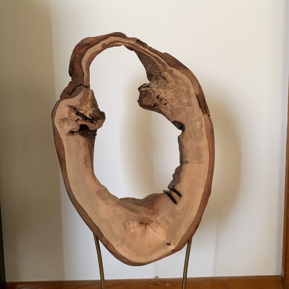 Abstract wood sculpture for sale - Picture 2 of 3